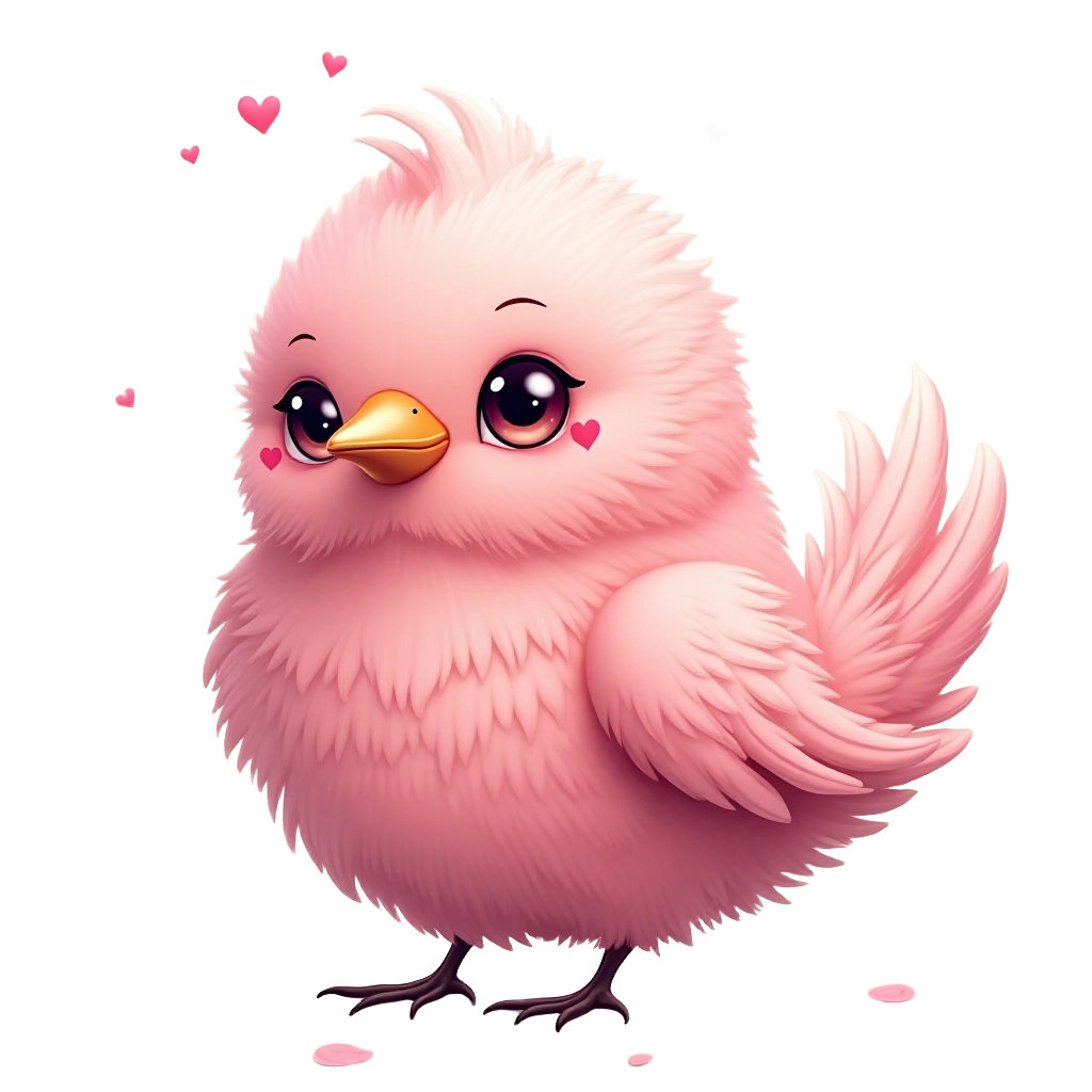 Charming Pink Chick